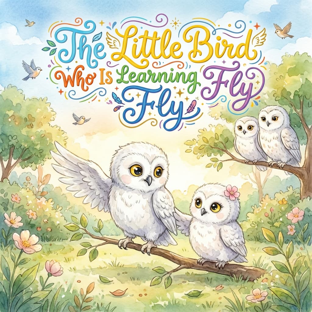 The Little Bird Who Is Learning To Fly