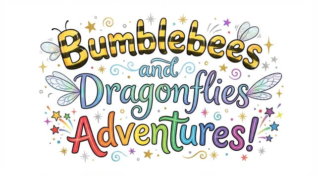 Bumblebees and Dragonflies Adventures!