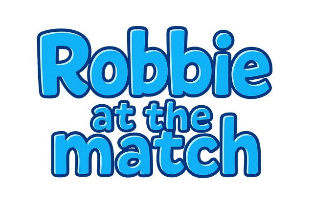 Robbie at the match