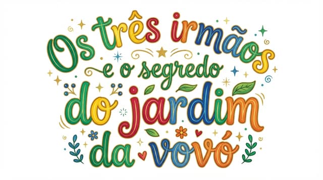 Os três irmãos e o segredo do jardim da vovó