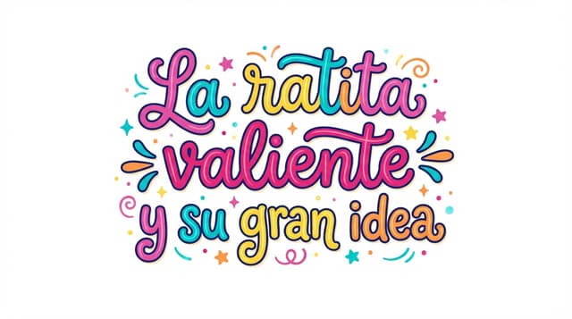 La ratita valiente y su gran idea