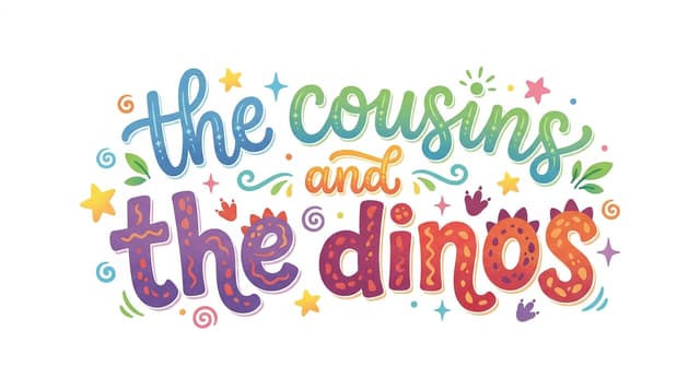 the cousins and the dinos